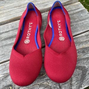 Rothy’s Flats Cherry Red